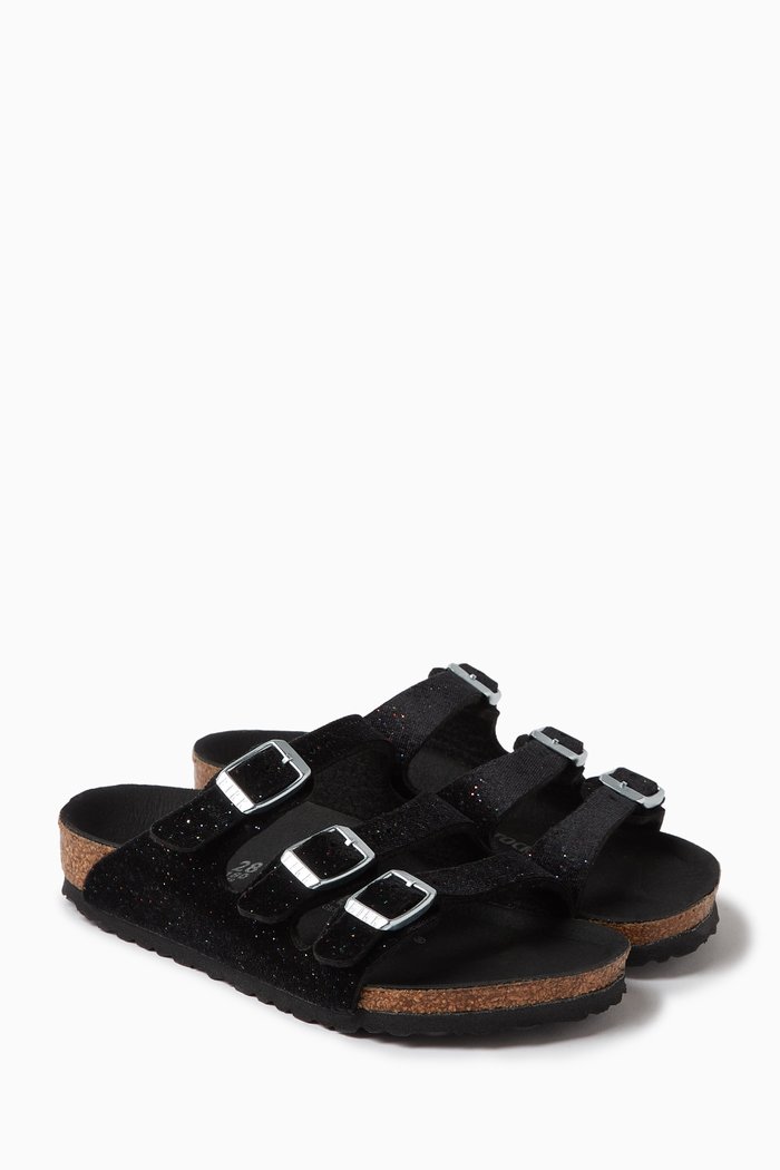 

Florida Sandals in Velvet, Black