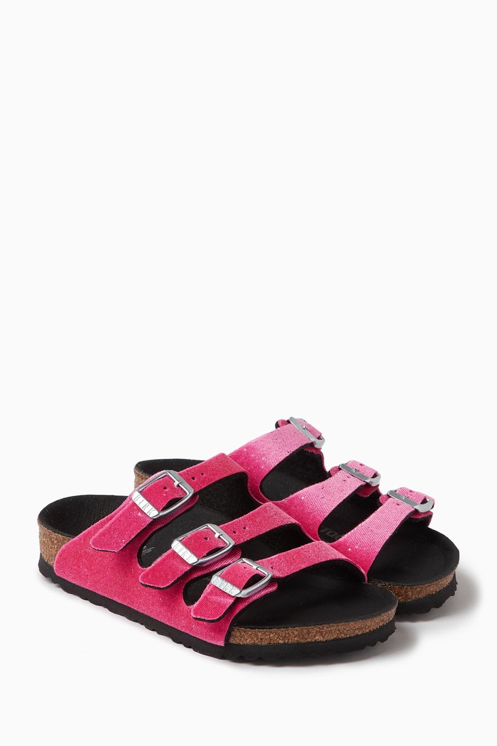 

Florida Sandals in Velvet, Pink