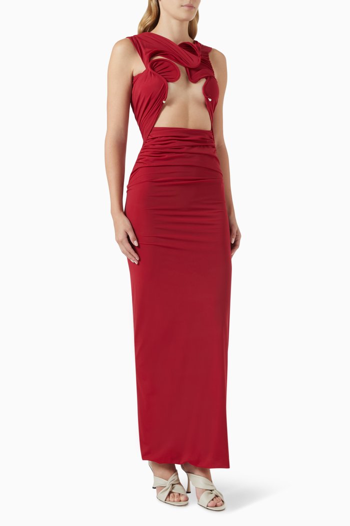 

Venus Tank Maxi Dress, Red