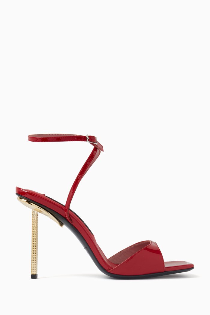 

Silvy Sandals in Patent Leather, Red