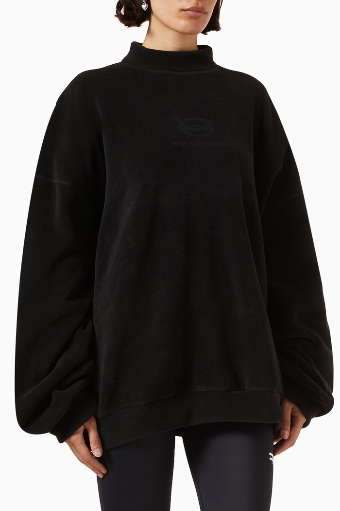 

Logo Sweater in Knit, Black