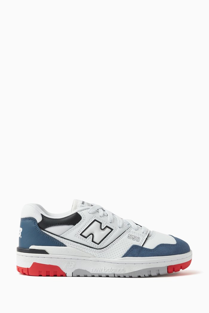 BB550 Low-top Sneakers in Leather, Blue