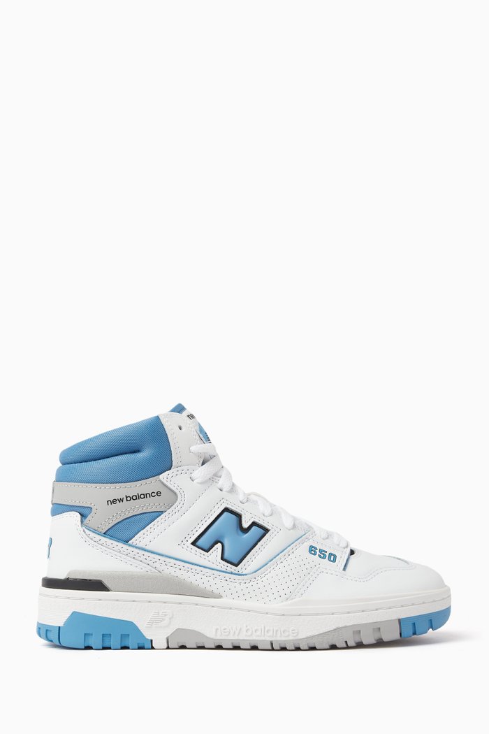 

BB650 High-top Sneakers in Leather, Blue