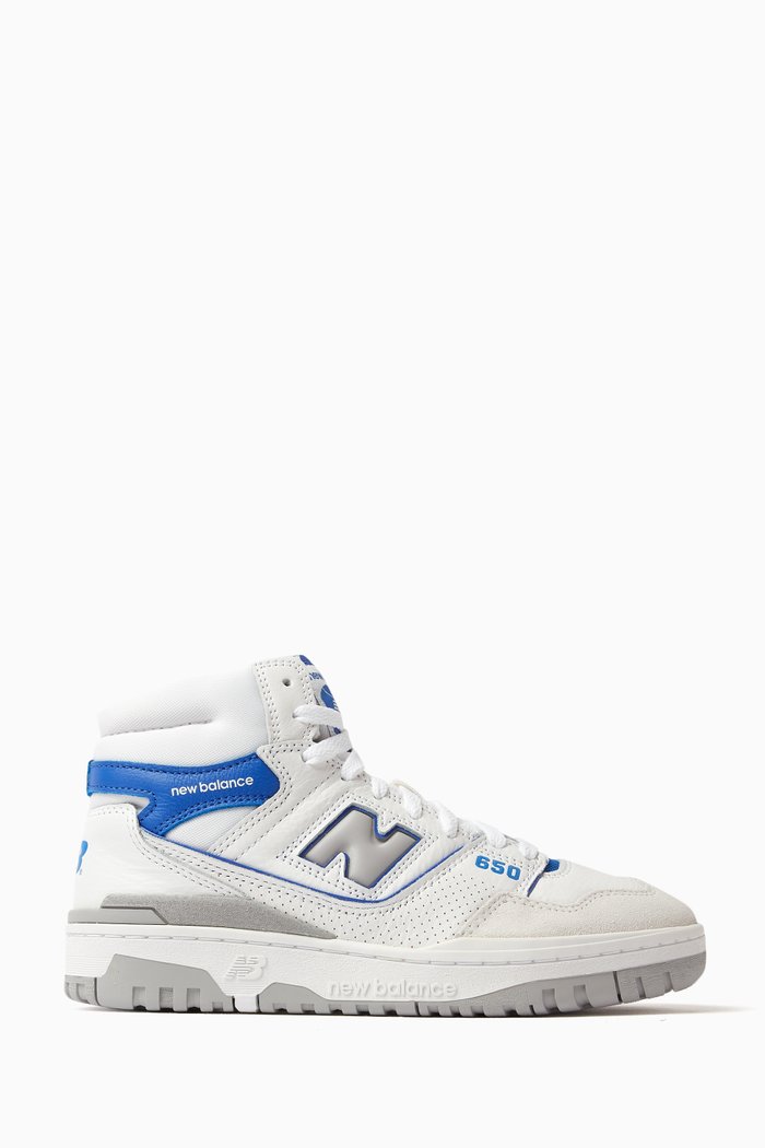 

BB650 High-top Sneakers in Leather, Blue