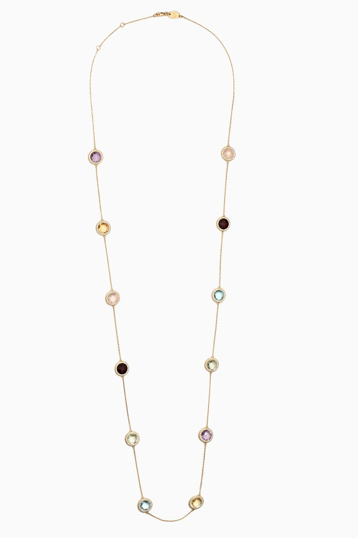 

Nude Diamond Long Necklace in 18kt Gold, Yellow