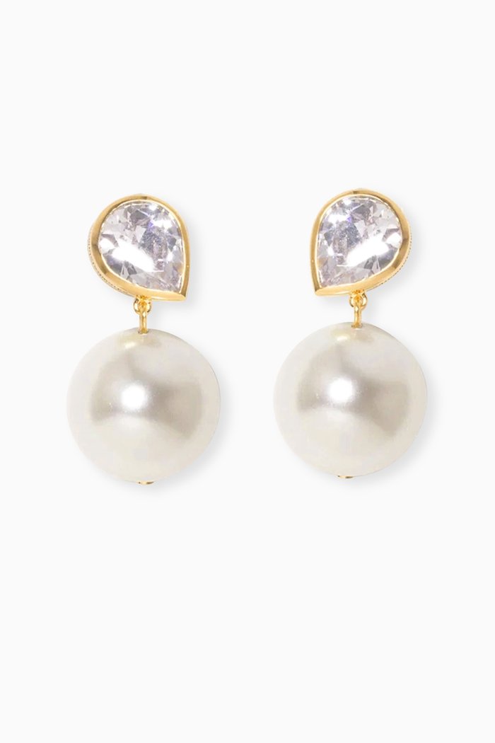 The Temporal Anomaly Earrings in 14kt Yellow Gold