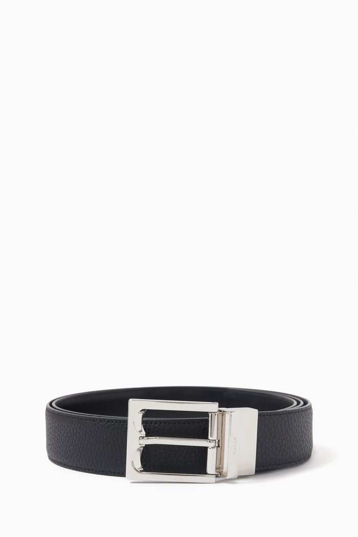 

Belmond Reversible Belt in Leather, Black
