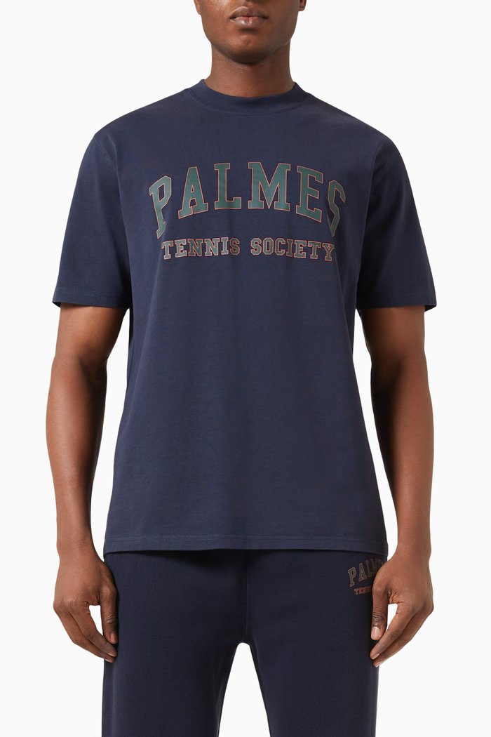 Ivan T-shirt in Organic Cotton, Blue