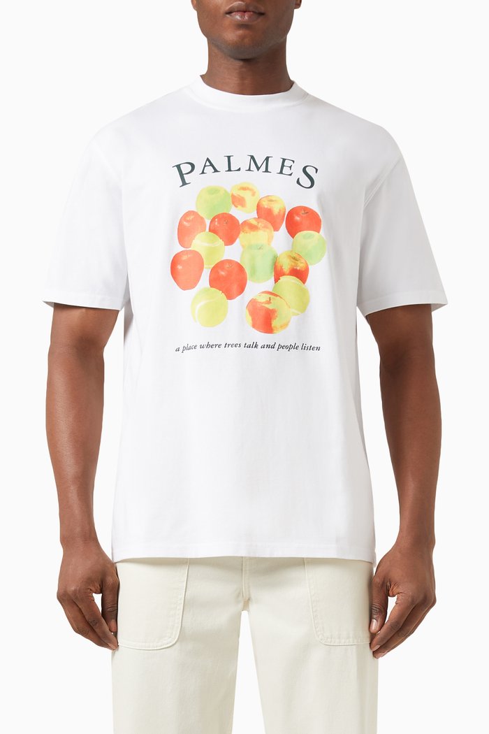 

Apples T-shirt in Organic Cotton, White