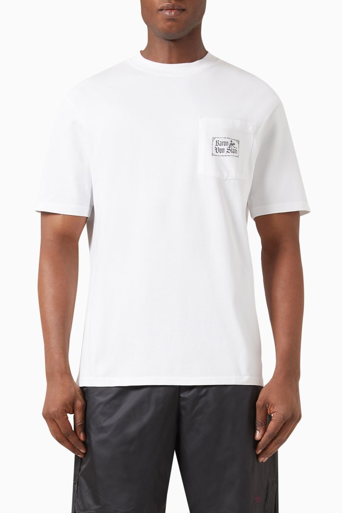 

Baron T-Shirt in Organic Cotton, White