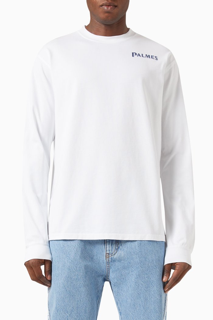Water T-Shirt in Organic Cotton, White