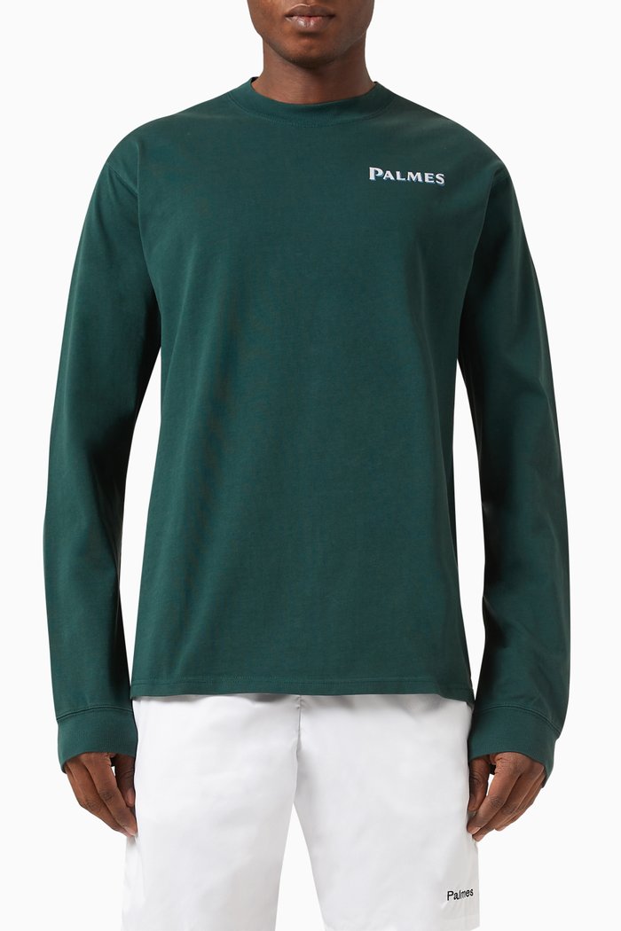 

Water T-Shirt in Organic Cotton, Green