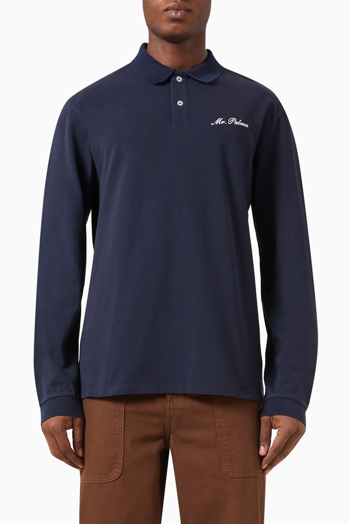 

Mister Polo in Cotton Piqué, Blue