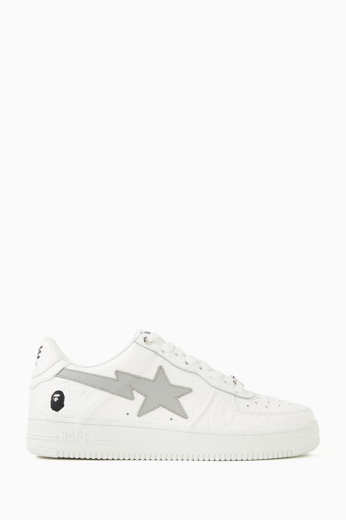 

BAPE STA #3 M1 Sneakers in Leather, White