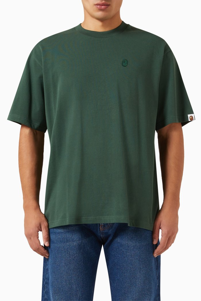 

Ape Head One Point T-shirt in Cotton, Green