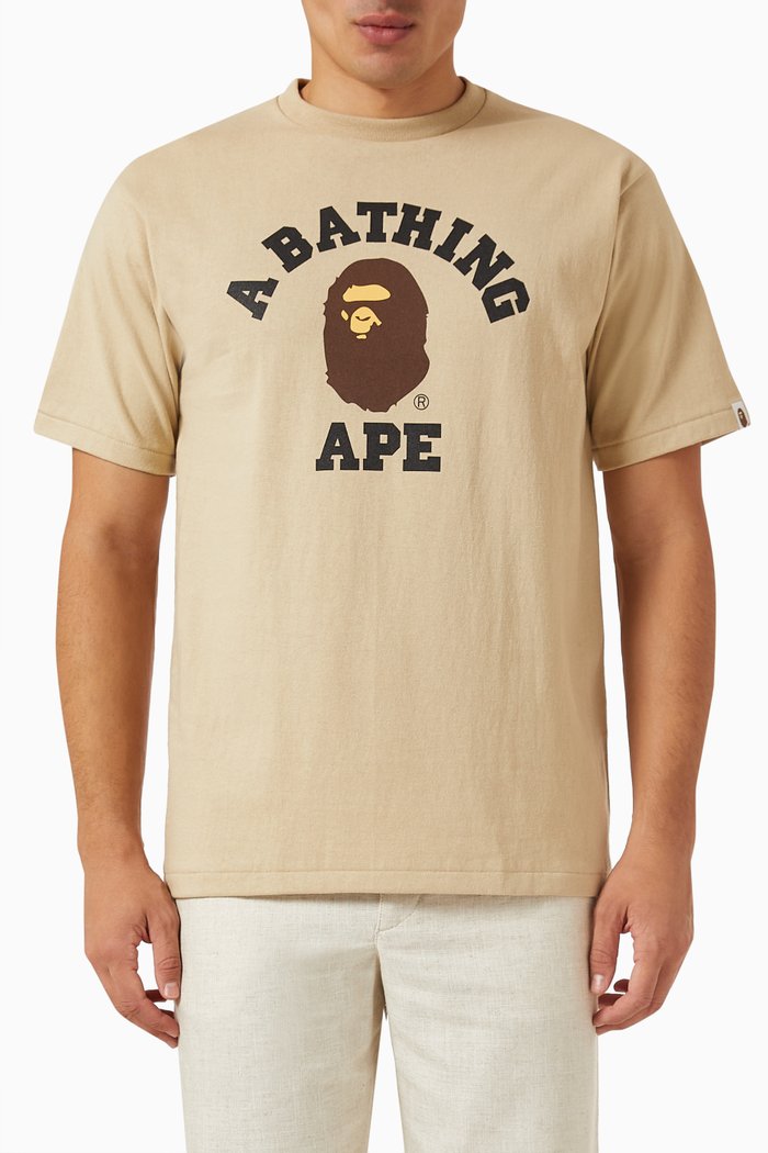 

Logo College T-shirt in Cotton-jersey, Neutral