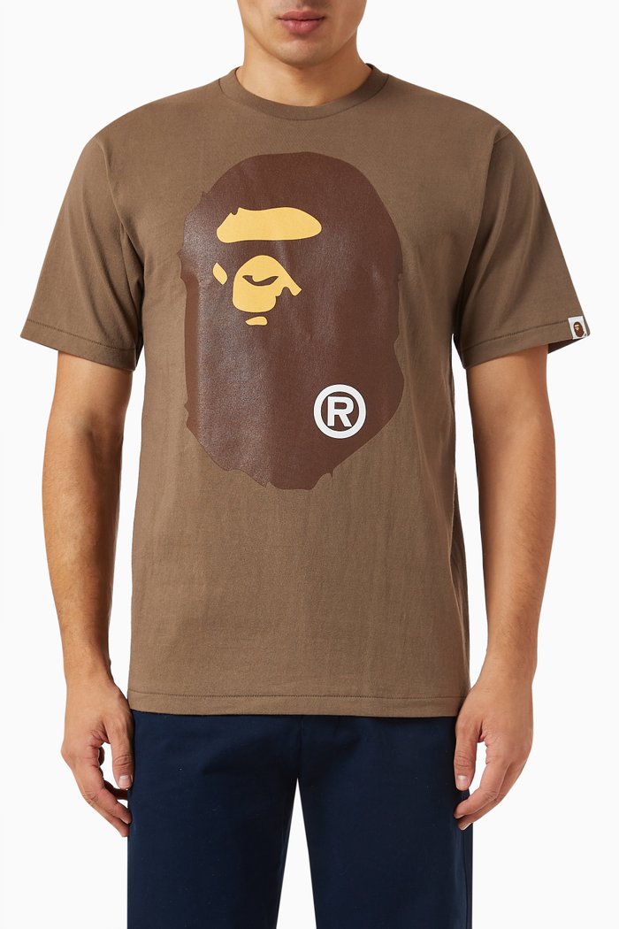 

Big Ape Head T-shirt in Cotton-jersey, Brown