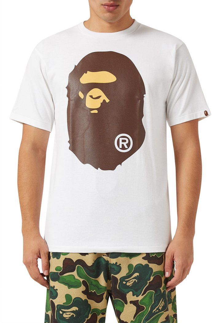 

Big Ape Head T-shirt in Cotton-jersey, White