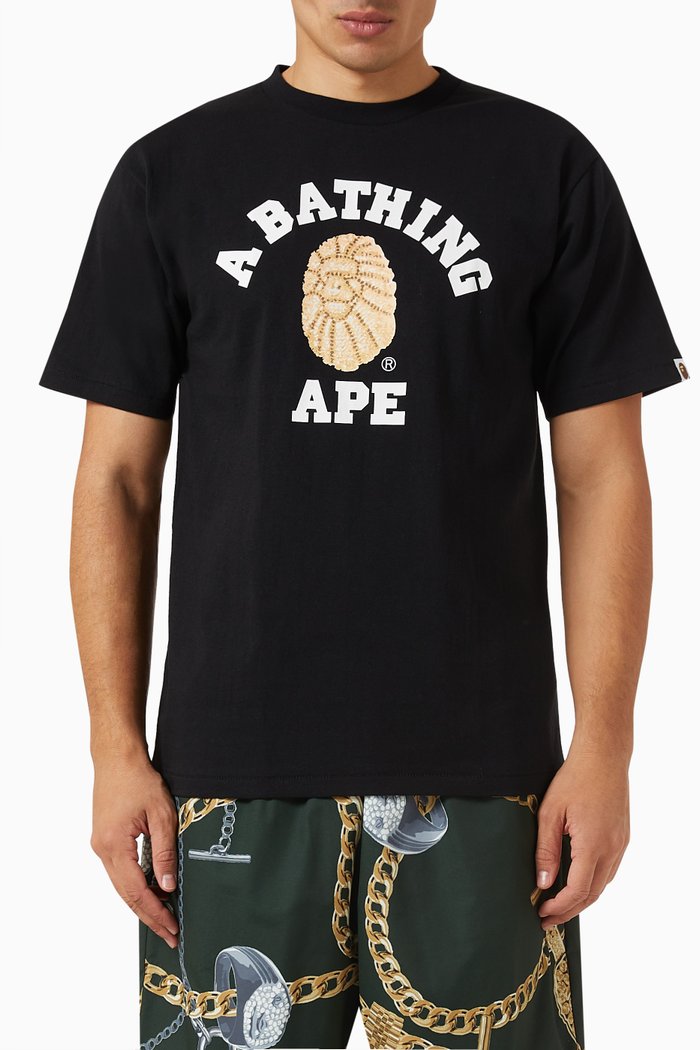 

Jewels College Graphic-print T-shirt in Cotton-jersey, Black