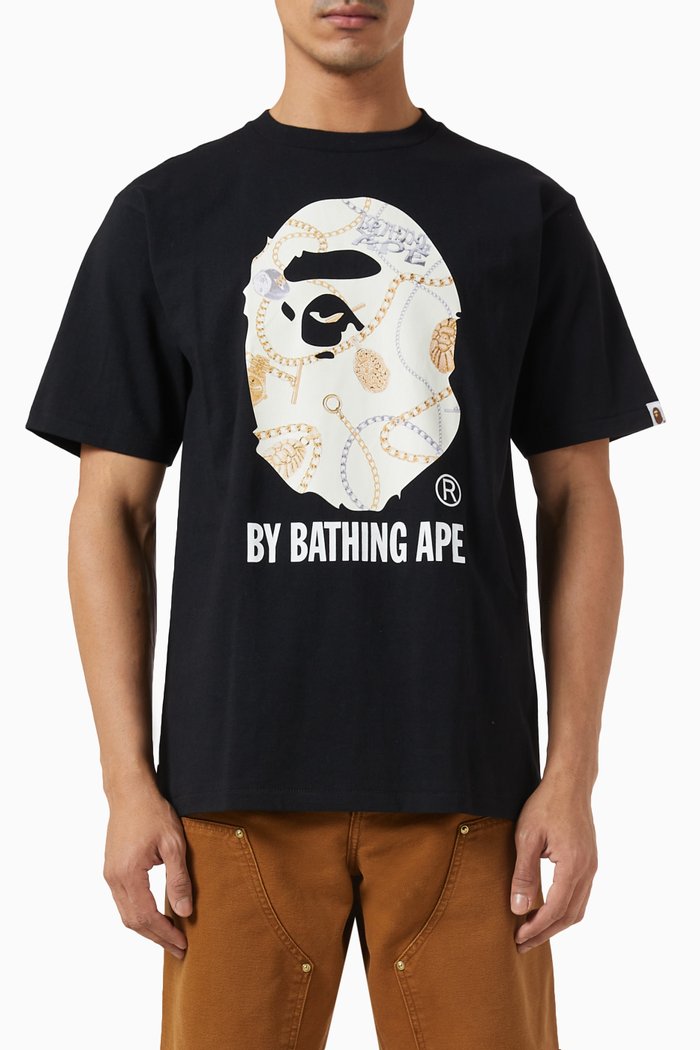 

Jewels By Bathing Ape T-shirt in Cotton, Black