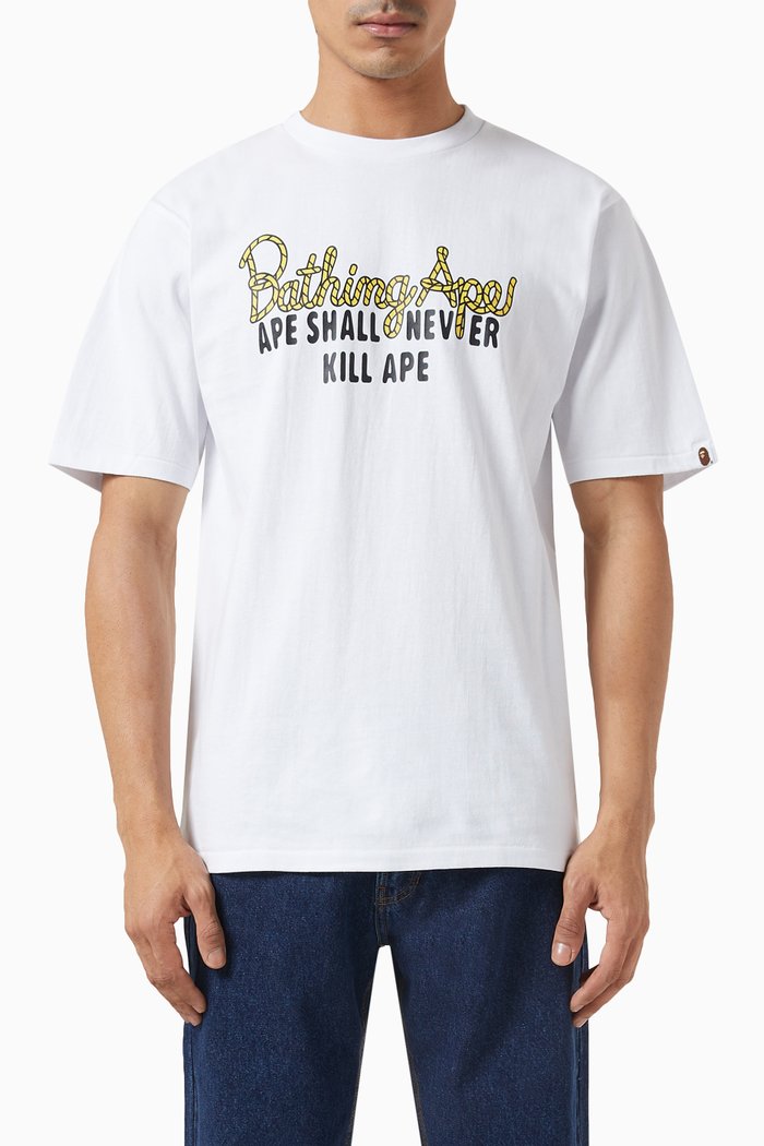 

Champion Logo T-shirt in Cotton, White