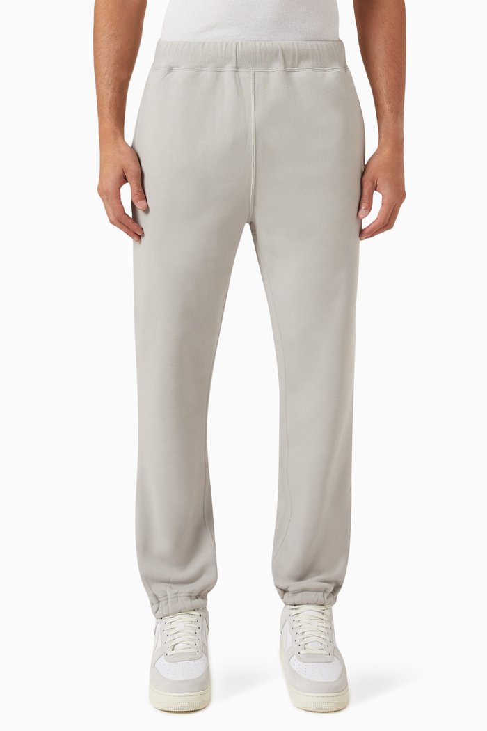 Head One Point Sweatpants in Cotton-fleece, Grey