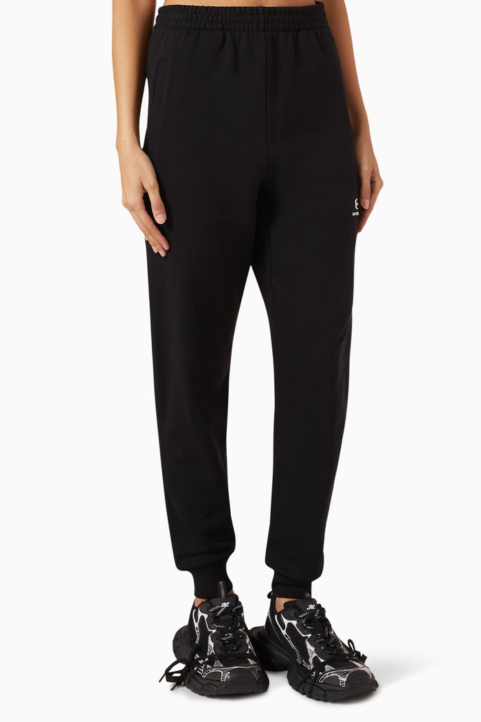 

Slim-fit Tracksuit Sweatpants, Black
