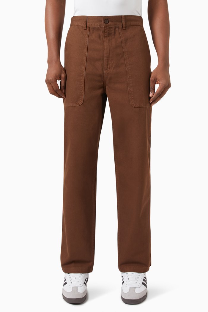 

Broom Pants in Organic Cotton, Brown