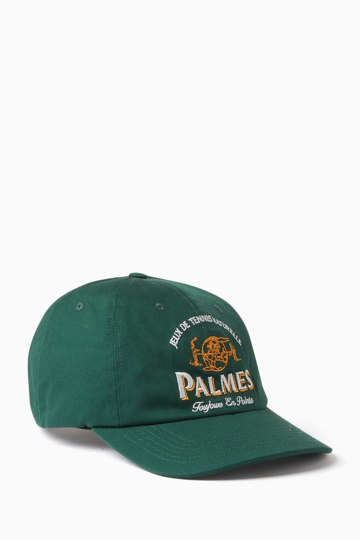 Jeux 6-panel Cap in Canvas, Green