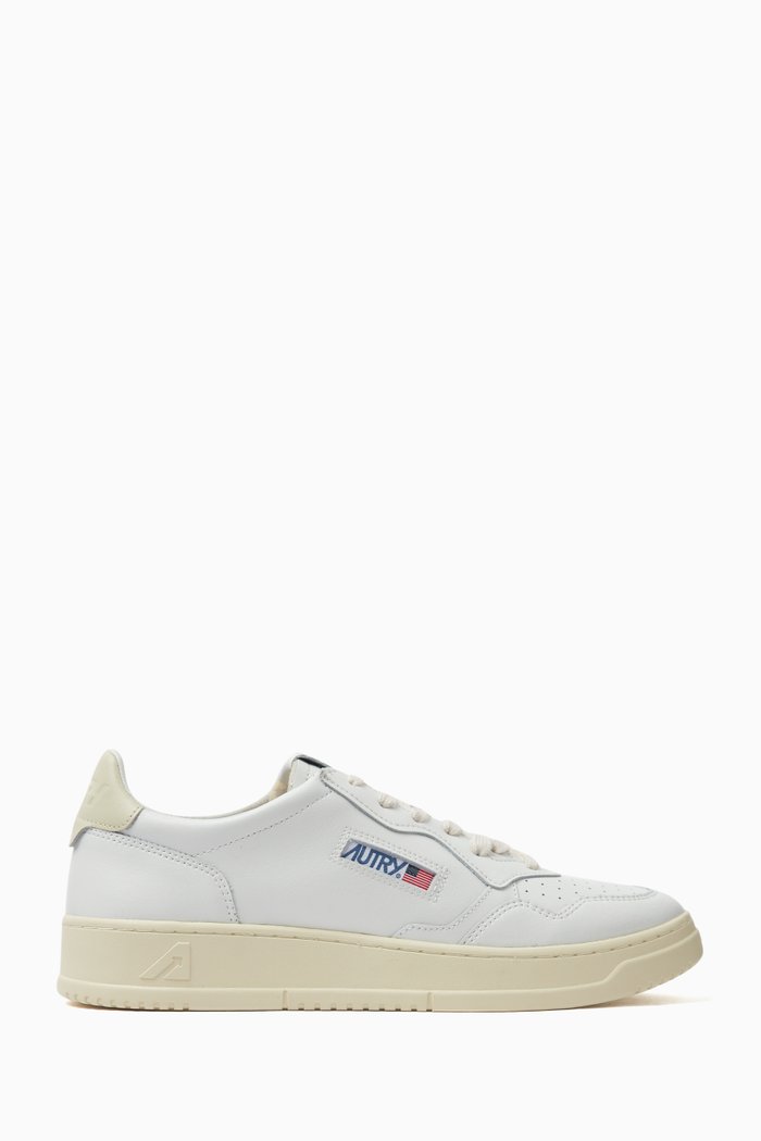 

Medalist Low-top Sneakers in Leather, White