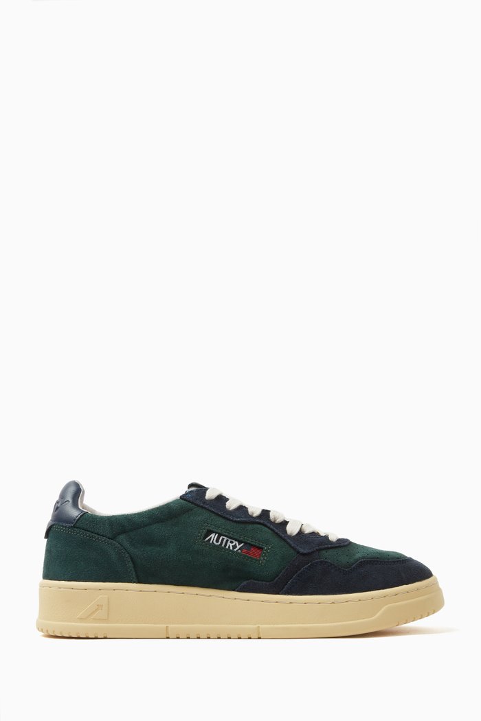 

Medalist Low-top Sneakers in Suede, Blue