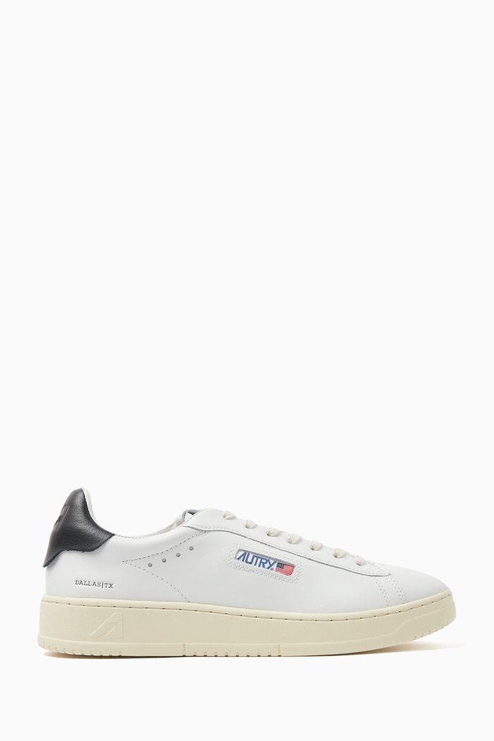 

Dallas Low-top Sneakers in Leather, White