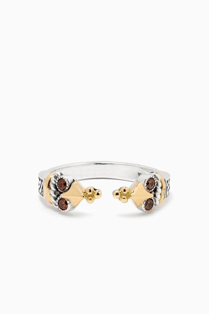 

Mercy Open Ring in 18kt Gold & Sterling Silver