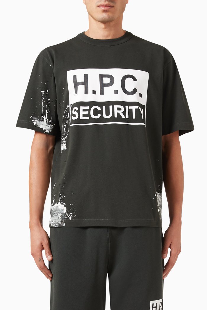 

H.P.C Security T-shirt in Cotton, Grey