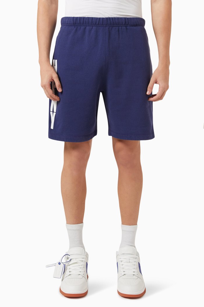 

HPNY Logo Shorts in Recycled Cotton, Blue