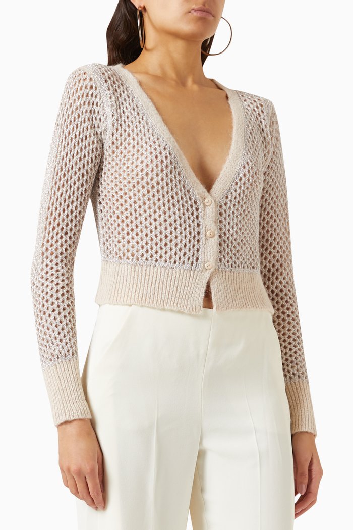 

Tony Cardigan in Viscose-knit, Neutral