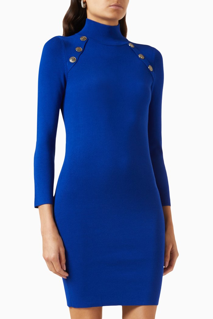 

Estasi Dress in Viscose-knit, Blue