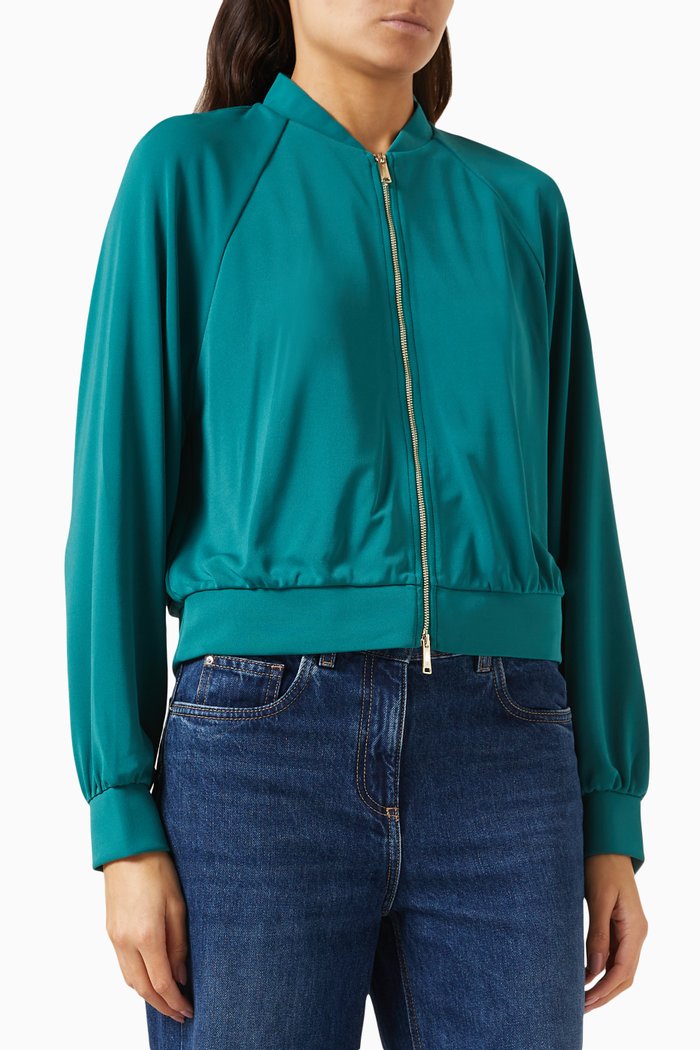 

Vocio Jacket in Jersey, Green
