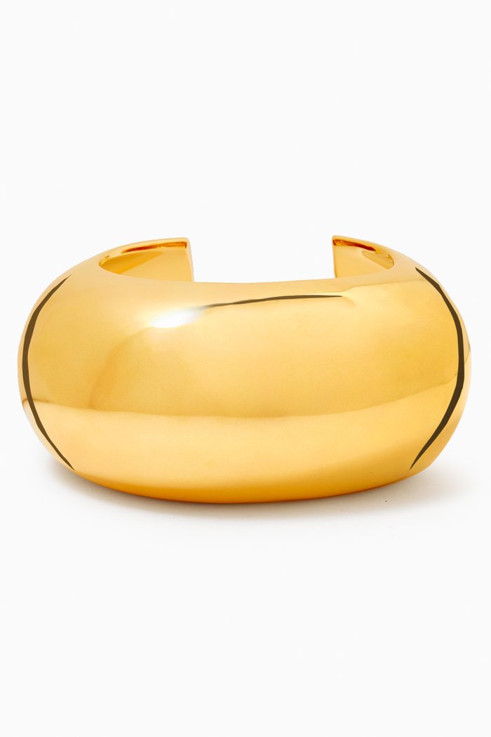 

Chunky Cuff in Brass, Gold