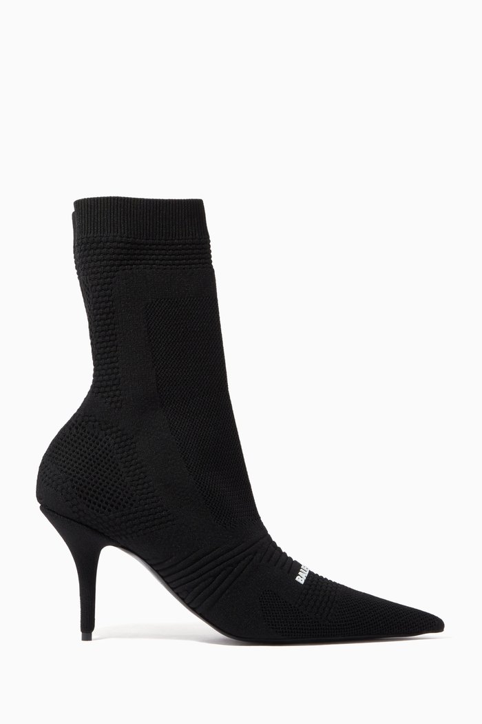 

Knife 2.0 80 Ankle Boots in Recycled Knit, Multicolour