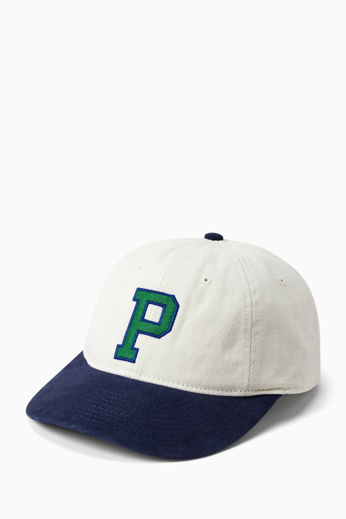 

Logo-patch Cap in Cotton Twill, White