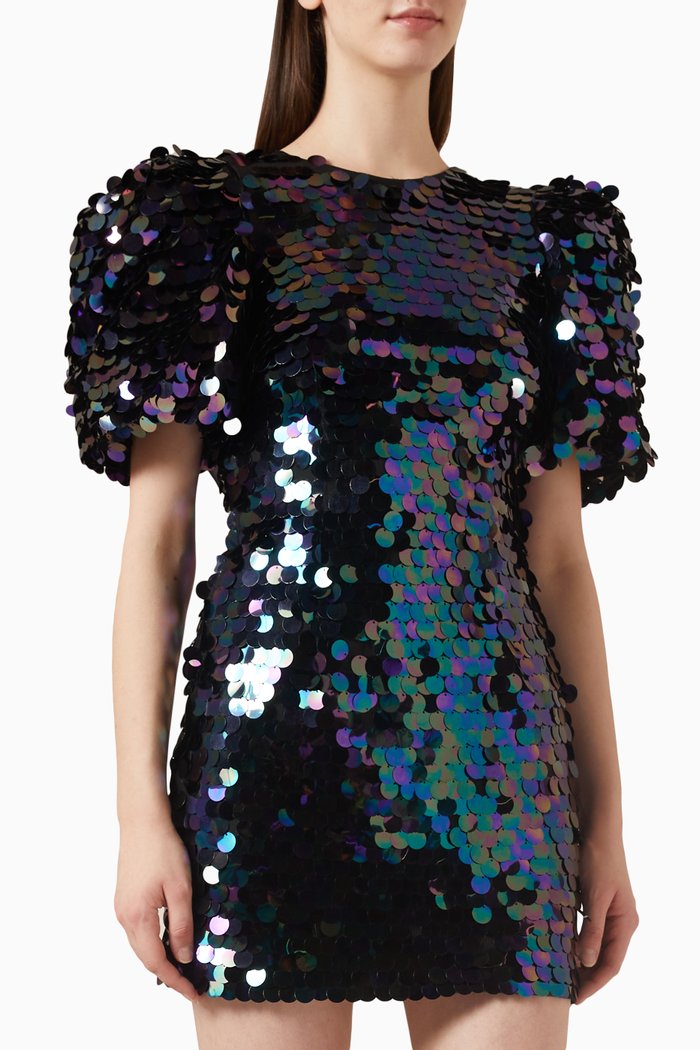 

Carolyn Mini Dress in Sequin, Multicolour