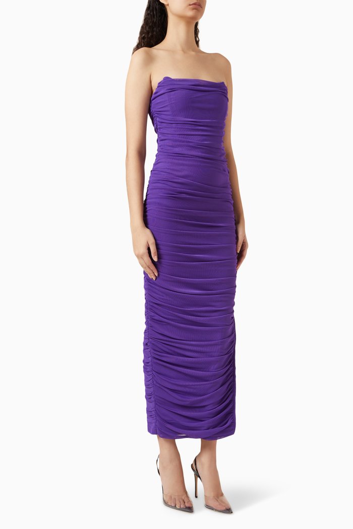 Alandra ruched top maxi dress