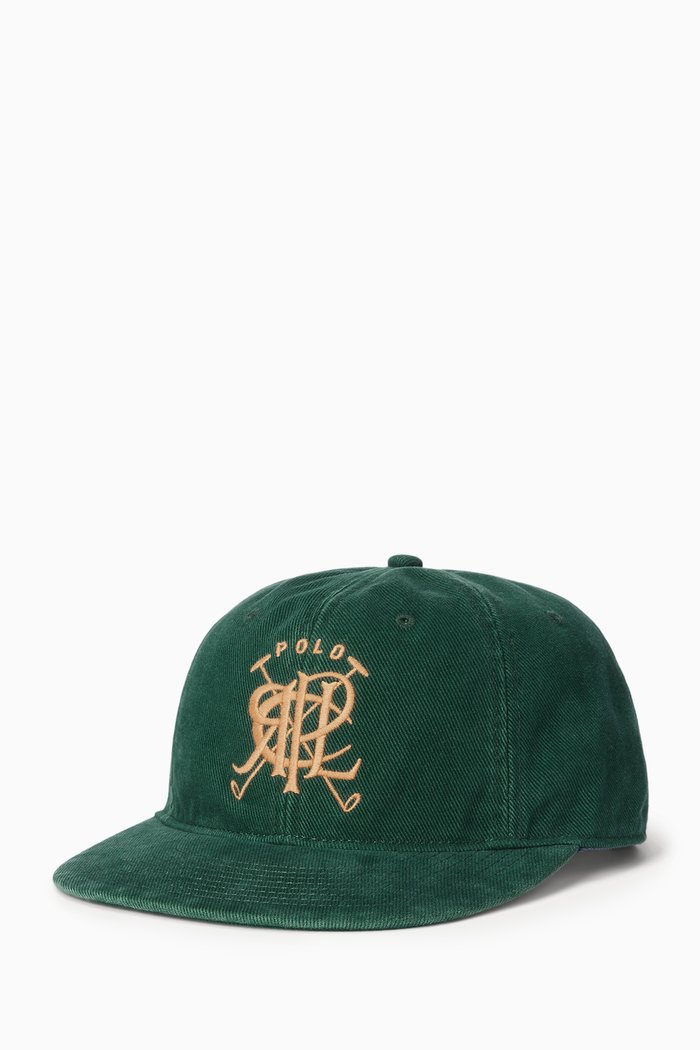 

Baseball Cap in Cotton Twill, Green