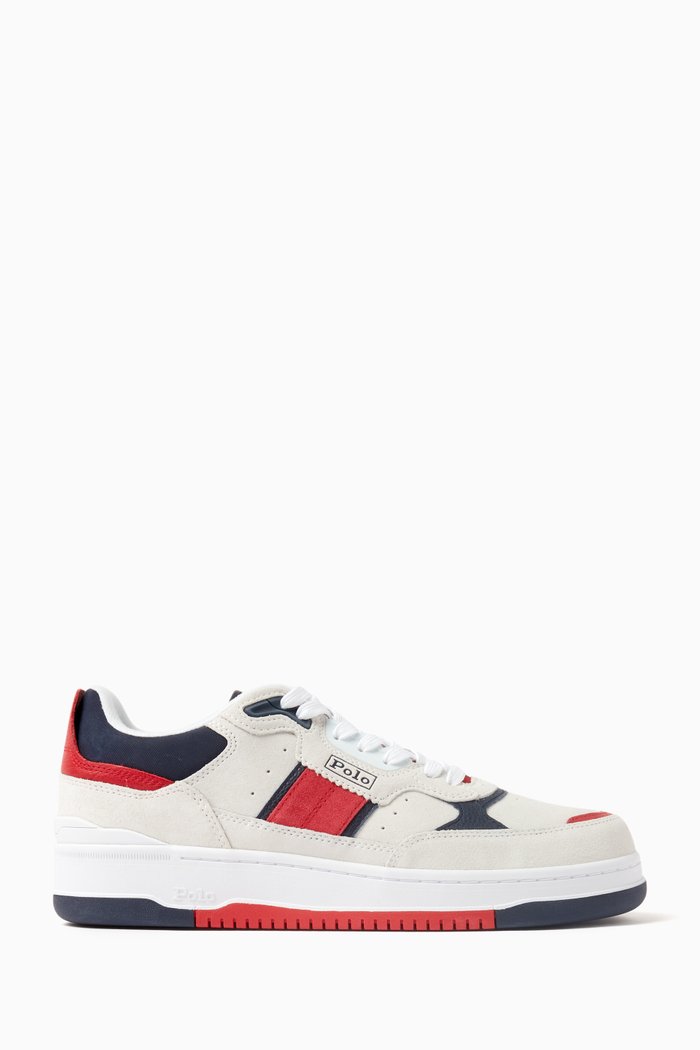

Masters Sport Low-top Sneakers in Suede & Leather, Multicolour