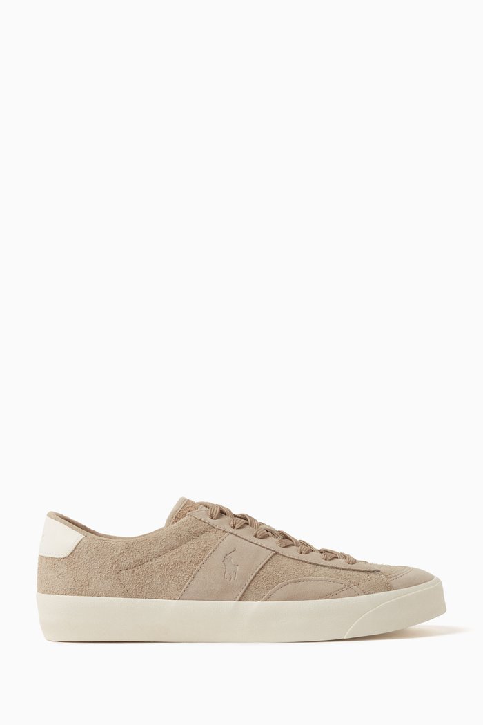 

Sayer Sport Sneakers in Suede, Neutral