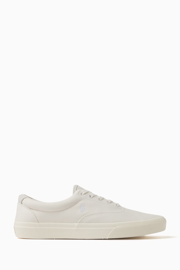 

Keaton Pony Low-top Sneakers in Canvas, Neutral