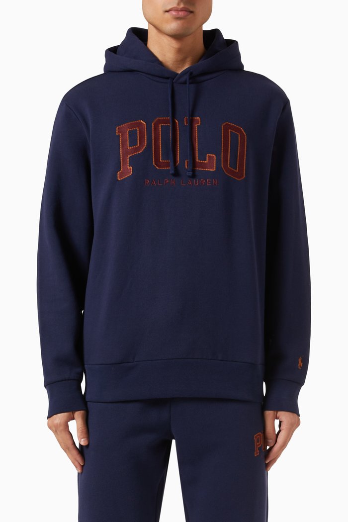 

Logo Hoodie in Fleece, Blue
