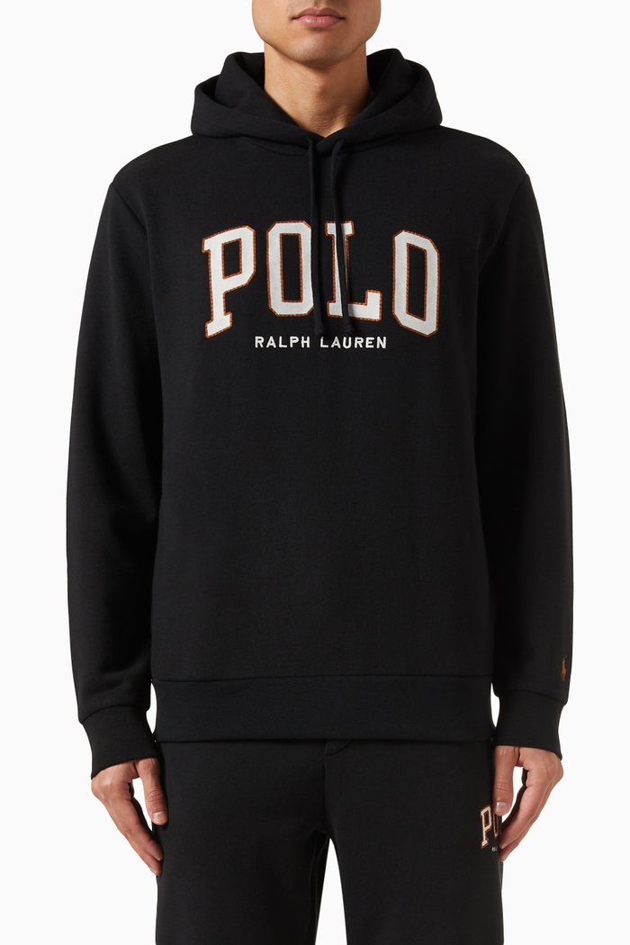 

Logo Hoodie in Fleece, Black