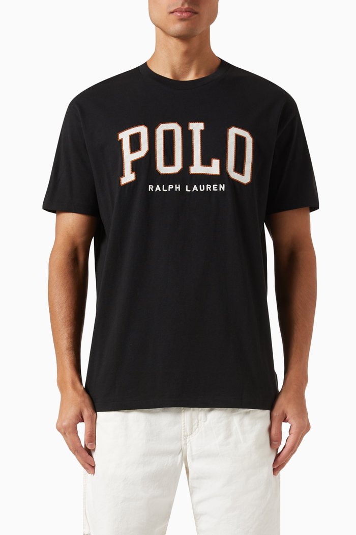 

Logo T-shirt in Cotton Jersey, Black